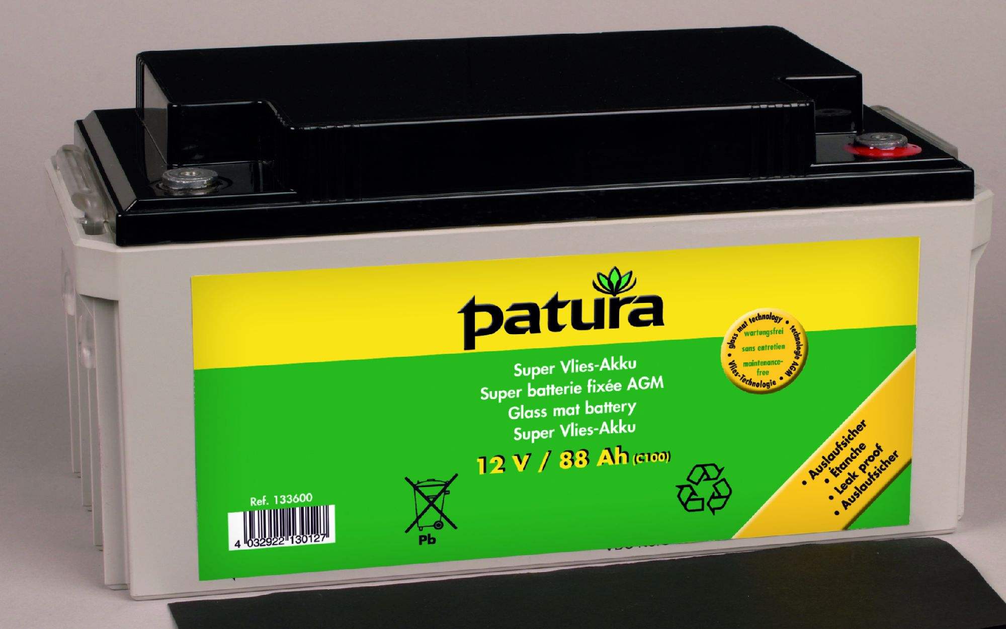 Super batterie pour électrificateur 12 volts de clôture Patura (3 réf.)