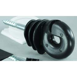 VEVOR Fil De Clôture électrique 500 M, Corde En Fibre HDPE Et Fil Inox 6 Brins Diametre 3 Mm Avec 25 Isolateurs De Cloture Isolateurs De Poteau 25 T 93515350