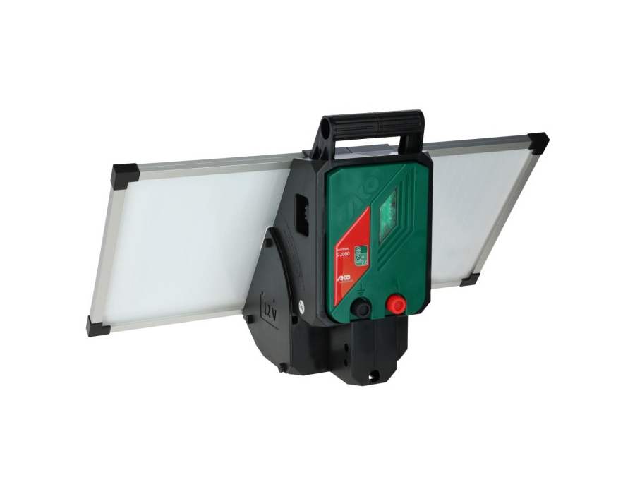 Électrificateur De Clôture Solaire 10km SARONIC - Avec Panneau Solaire, 1,4kg, Pour Parc Ou Ferme, Neuf